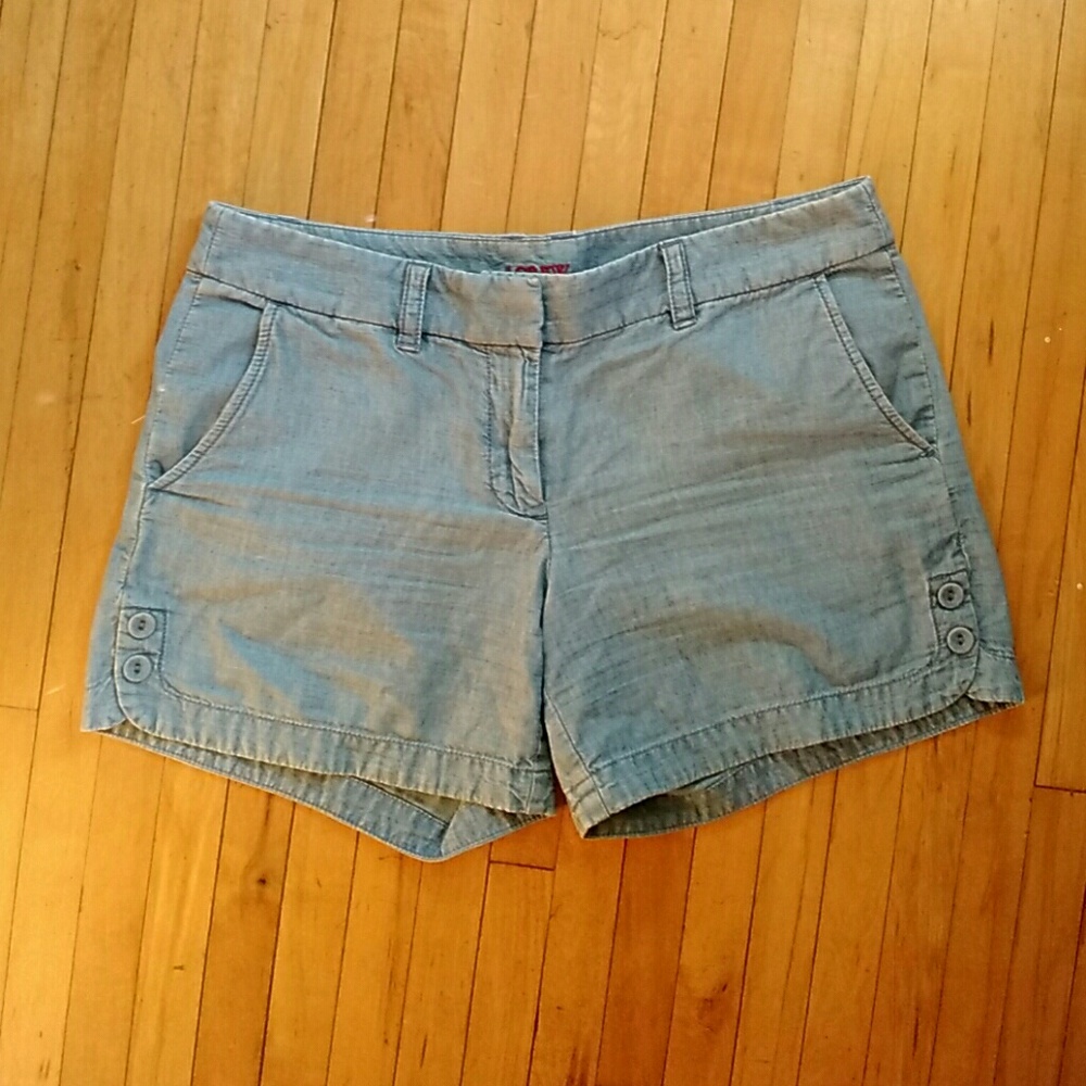Chambray Shorts
